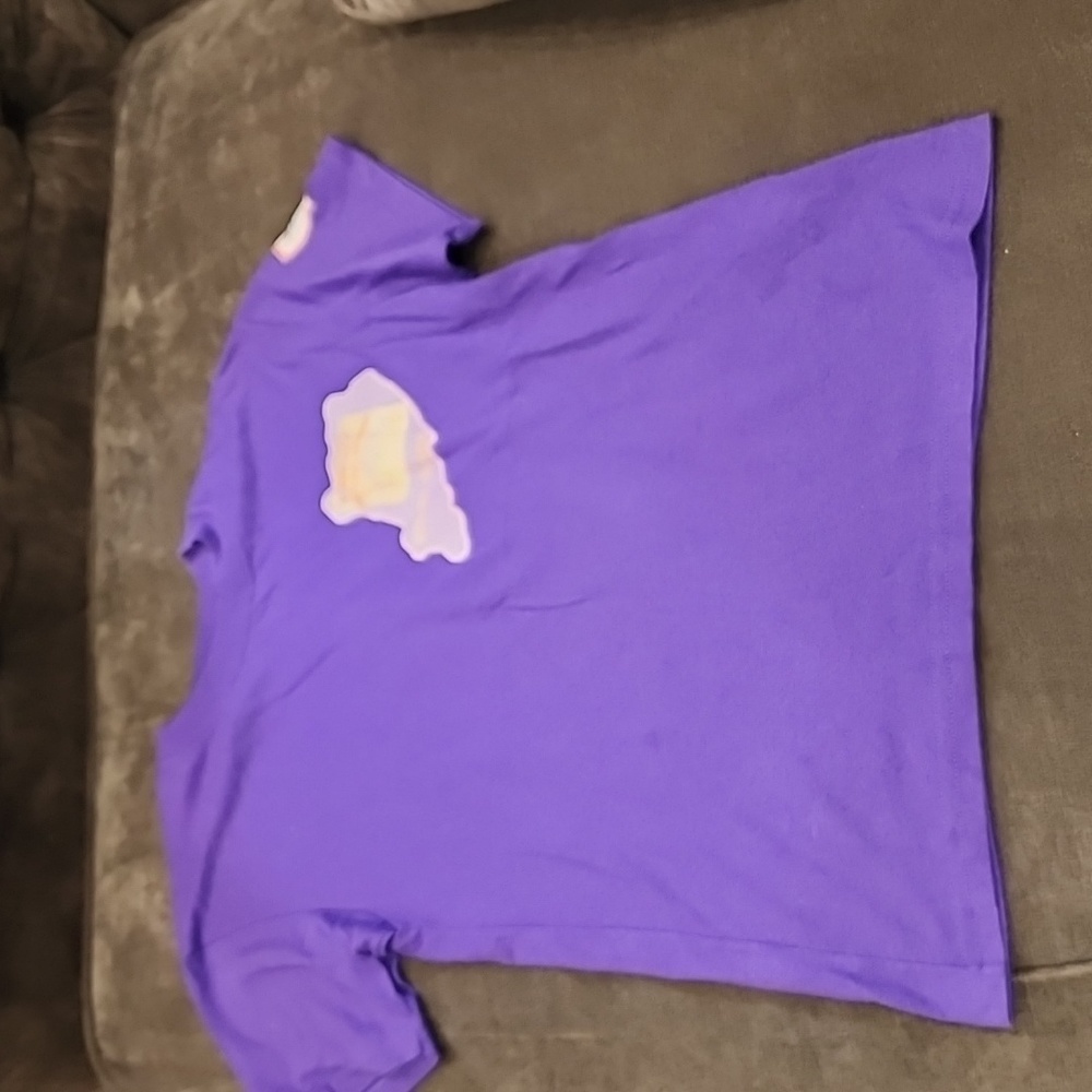Purple Short sleeve shirt